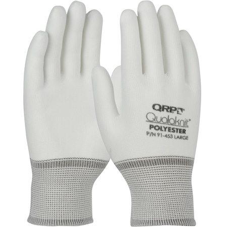 Qrp Seamless Knit Stretch Polyester Clean Environment Glove, 240PK 11502