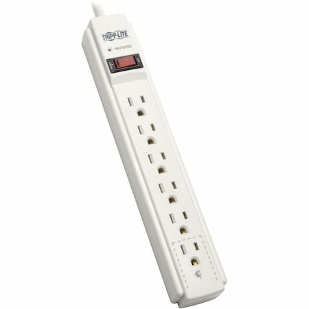 Eaton Tripp Lite Series Protect It 6-Outlet Surge Protector, 6 ft. 1.83 m Cord, 790 Joules,  TLP606TAA