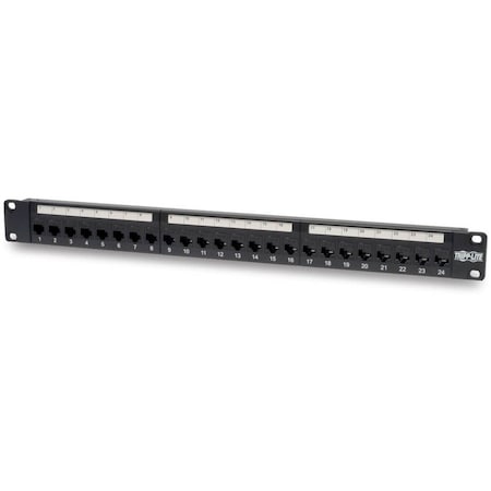 Tripp Lite 24-PORT 1U CAT6/5 FEED-THRU PATCH PANEL N254-024