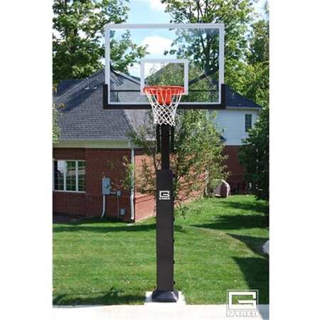 Gared Sports 42 x 60 in. 1000 Goal Glass Collegiate Basketball System Backboard GP8G60DM