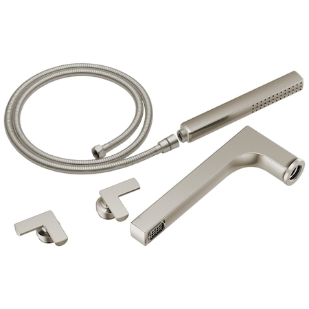 Brizo Kintsu: Two-Handle Tub Filler Trim Kit With Cross Handles T70307-NK