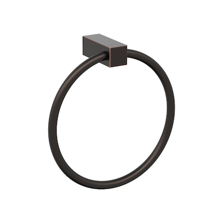 Amerock Monument Oil Rubbed Bronze Contemporary 6-1/2 in 165 mm Length Towel Ring BH36082ORB
