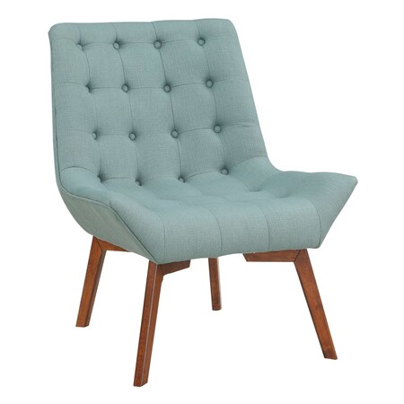 Osp Home Furnishings Shelly Tufted Chair, Sea SHE-K21