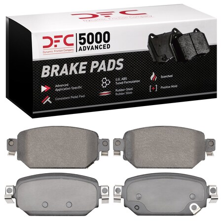 Dynamic Friction Co Disc Brake Pad Set, 1551-2042-00 1551-2042-00