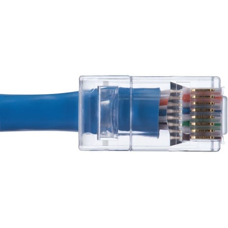 Ideal Modular Plug, Unshielded, CAT6, Clear, Pass-Through End Termination, 50 PK 85-376