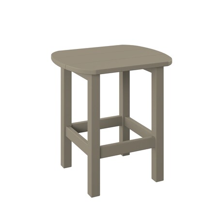 Polybird OVAL END TABLE.      WEATHERWOOD POLYBIRD P52