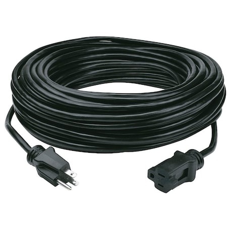 Powerzone Extension Cord, Black, 100 ft OR532735