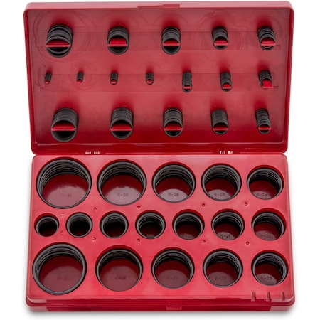 Neiko SAE and Metric Rubber O-Ring Assortment Kit, 407-Pieces 50443A