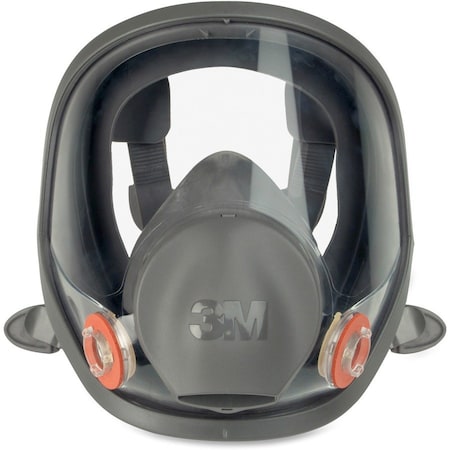 3M Full Facepiece Reusable Respirator, With Cool Flow Valve, 6000 Series, Size Large 6900
