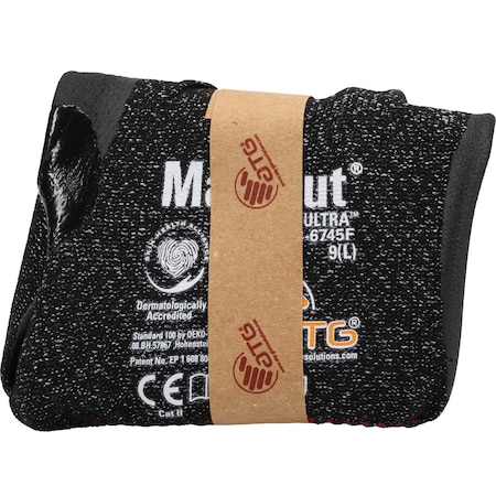Atg Seamless Knit A6 Engineered Yarn w/Premium Nitrile Coated MicroFoam Grip on Palm & Fingers, Touchscr 215897