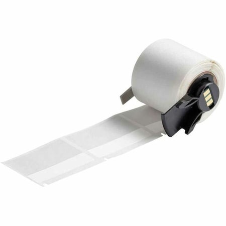 Brady Wraparound Label, White, Vinyl, 2 in W M6-107-427