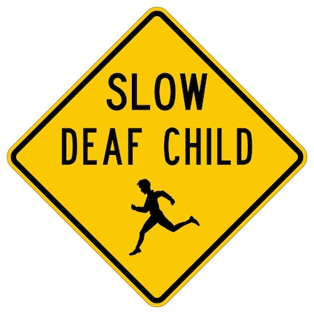 Sign Solutions Usa Traffic Sign, 30 in Width, Aluminum Sign, Diamond DCS10DYE3030CUS00026