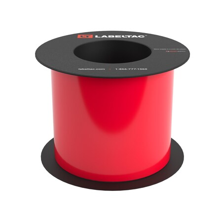 Labeltac Label Supply 4.5in x 75ft, Red LT4504-C