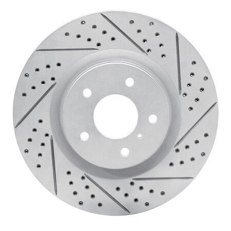 Dynamic Friction Co DFC Geoperformance Rotor - Drilled and Slotted 830-68008R