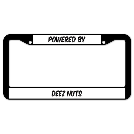 Signmission Powered By Deez Nuts, License Plate Cover D-LPF-07-01