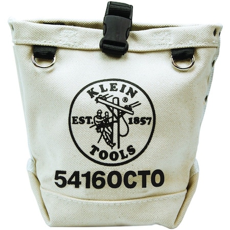 Klein Tools Bag/Tote, Canvas Bag with Connection Points, #4 Canvas 5416OCTO