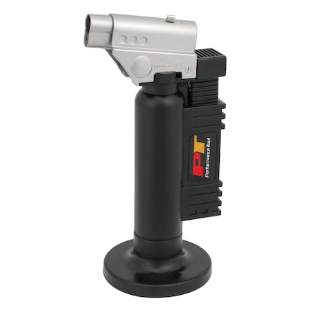 Perform Tool Butane Torch Refillable; 20 Minutes Burn Time; 2500 Degrees Fahrenheit; Torch Tip; Adjustable Gas W2002