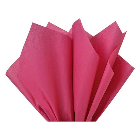Nashville Wraps Cerise Pink Color Tissue Paper, 20x30, 24 Soft Fold Sheets, 24PK CTQCE