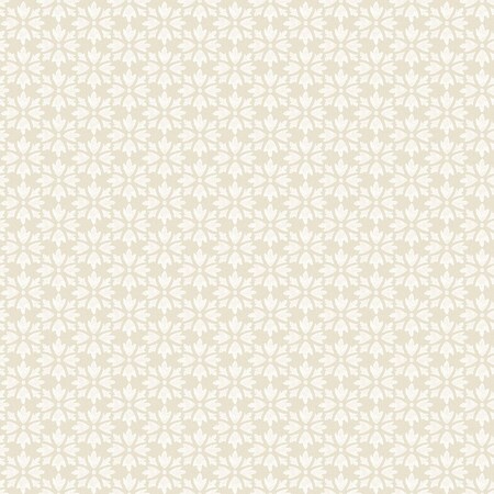 Chesapeake Phlox Khaki Floral Stamp Wallpaper 4148-27455