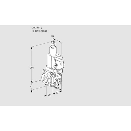 Honeywell Kromschroder VAS2T25/-N/LQSR KS88018837