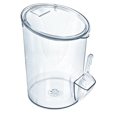 Azar Displays 3.7 Gallons Clear Acrylic Candy Bin with Scooper 400422