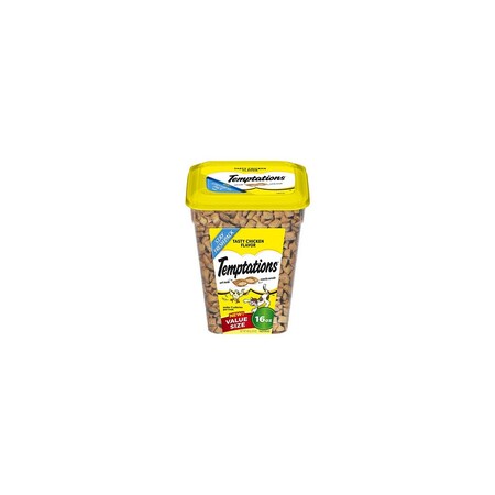 American Distribution & Mfg Co Temptations Cat Treats, Tasty Chicken, 16-oz. 10755