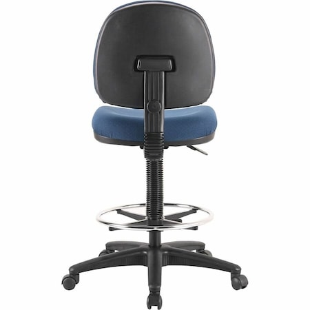 Lorell Millenia Adjustable Task Stools, Blue LLR80010