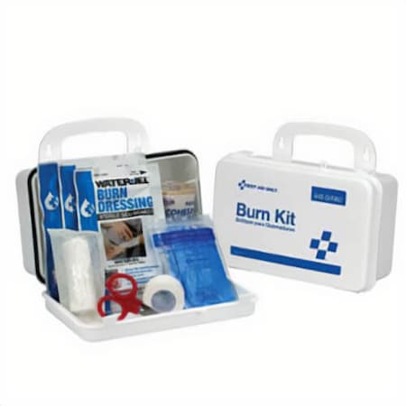 First Aid Only Burn Care Kit, 11 Components, Plastic Case, 4-9/16 in H x 2-3/8 in W x 7-11/16 in D 440-O/FAO