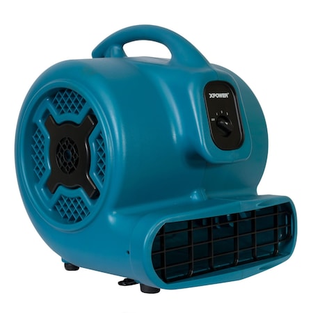Xpower CentrifugalBlower, Blue, 18-1/2inH P-830-Blue