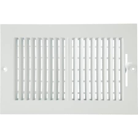 Home Impressions 11.77'' x 7.76'' White Steel Wall Register 2SW1006WH-B