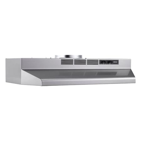Broan-Nutone 30 in. W Silver Convertible Range Hood F4030SF