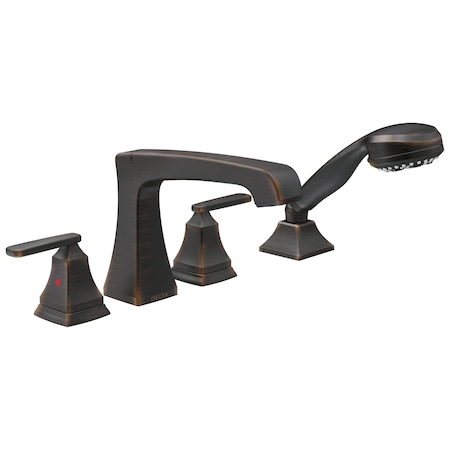 Delta Faucet Tub With Hand Shower Trim, 4, Venetian Bronze T4764-RB