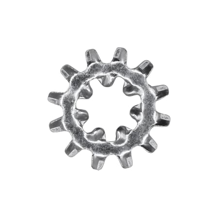 Auveco Interior/Exterior Combination Lock Washer #10 Zinc, 100PK 17019