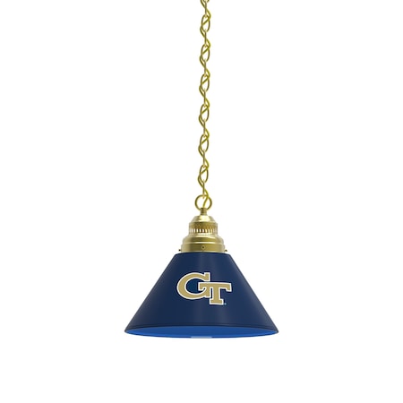 Holland Bar Stool Co Georgia Tech Pendant Light, Brass Fixture BL1BRGATech