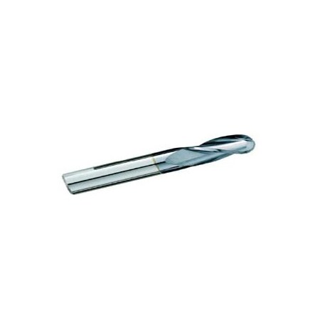 Garr Tool End Mill, Ball End Center Cutting Standard Length, Series: CRE124, 23/64 in Cutter Dia 17224