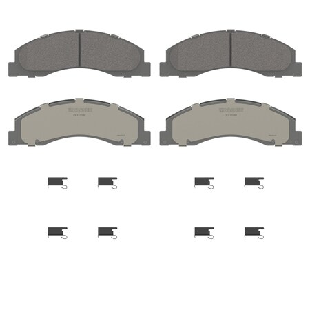 Wagner Brake OEX Front Disc Brake Pad Set Premium Semi - Met,  OEX1328M
