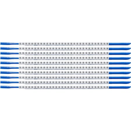 Brady ClipSleeve Wire Markers Size 07 Nylon 18 AWG - 18 AWG, B Pack of 300 Each, 300PK SCN07-B