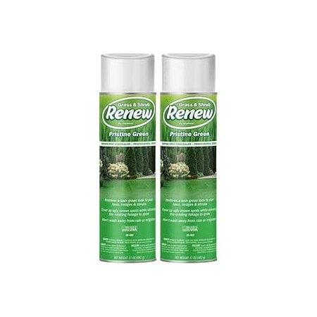 Seymour Midwest Grass and Shrub Renew, Pristine Green - Professional-Grade Brown Spot Concealer, 17 oz., 2PK 20602-2