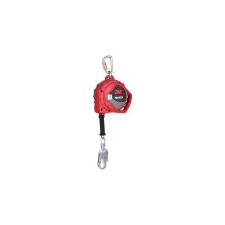 3M PROTECTA(R) Self Retracting Lifeline, 33 ft Length, Swivel Snap Hook, Steel, 1 Leg(s) 3590037