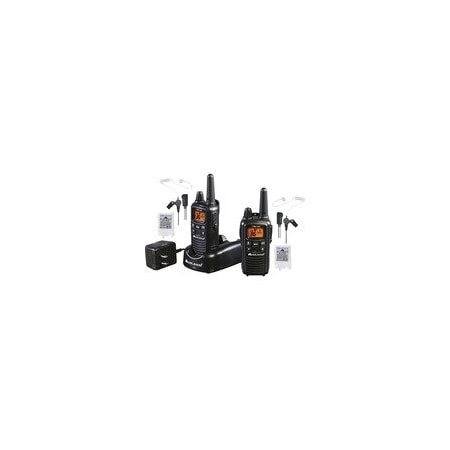 Midland Radio FRS Business Radio Bundle - 36 Radio Channels - 22 FRS - Silent Operation, Hands-free - Nickel LXT600BB