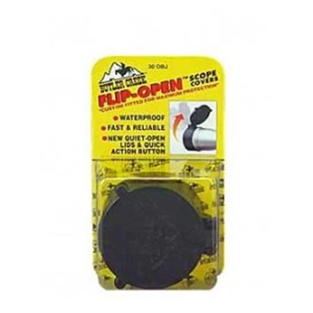Butler Creek Flip-Open Scope Cover 2.36 in. Objective Size 44 Black 30440