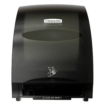 Kimberly-Clark Professional Automatic Hard Roll Towel Dispenser (48857), Smoke (Black), 12.70" x 15.76" x 9.57" (Qty 1) 48857