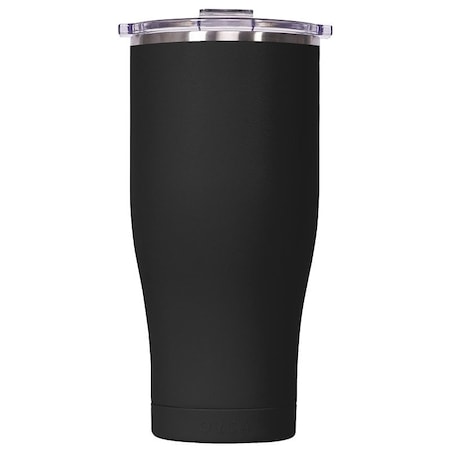 Orca Chaser Series Tumbler, 16 oz Capacity, SpillProof Screw, Whale Tail Flip Lid, Stainless Steel CH16BK
