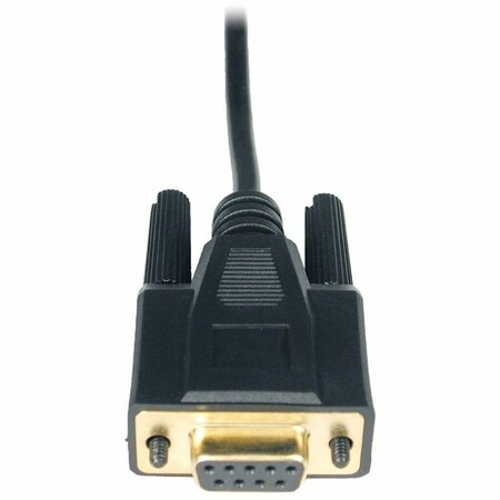 Tripp Lite 6-ft. Null Modem Gold Cable DB9F to DB9F P450-006