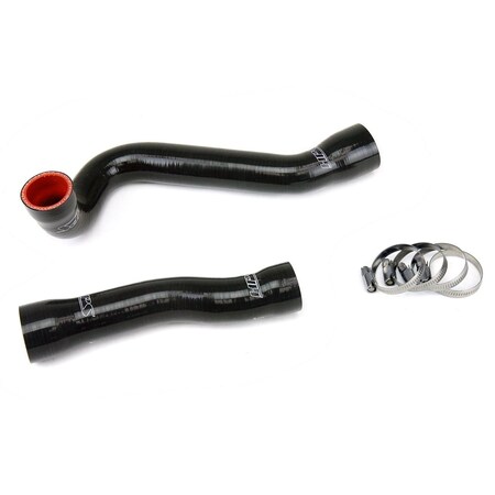 Hps Performance High Temp Reinforced Silicone Radiator Coolant Hose Kit, Black, 57-1008-BLK
