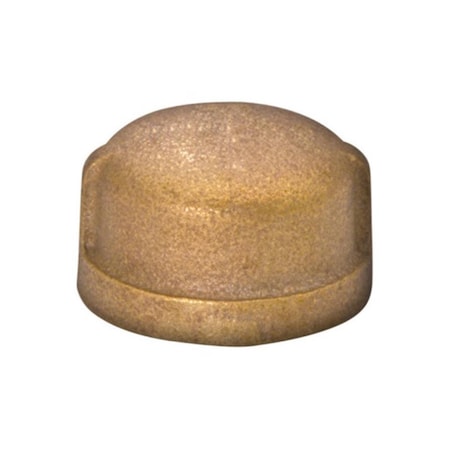 B & K B & K 2 in. FIP Red Brass Threaded Cap 4535019