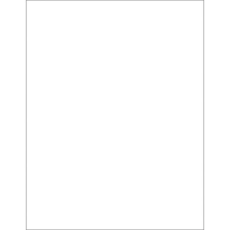 Tape Logic 8 1/2 x 14in Glossy White Rectangle Laser Labels LL306