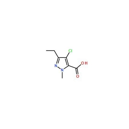 Ak Scientific 4-Chloro-3-ethyl-1-methyl-1H-pyrazole-5-carboxylic acid (5g), CAS 127892-62-0 5380AA-5g