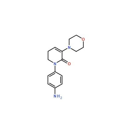 Ak Scientific 1-(4-Aminophenyl)-5, 6-dihydro-3-(4-morpholinyl)-2(1H)-pyridinone (25g), CAS 1267610-26-3 Z3503-25g