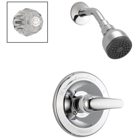 Peerless Core Shower Only Complete Combo Handles In Chrome P188710